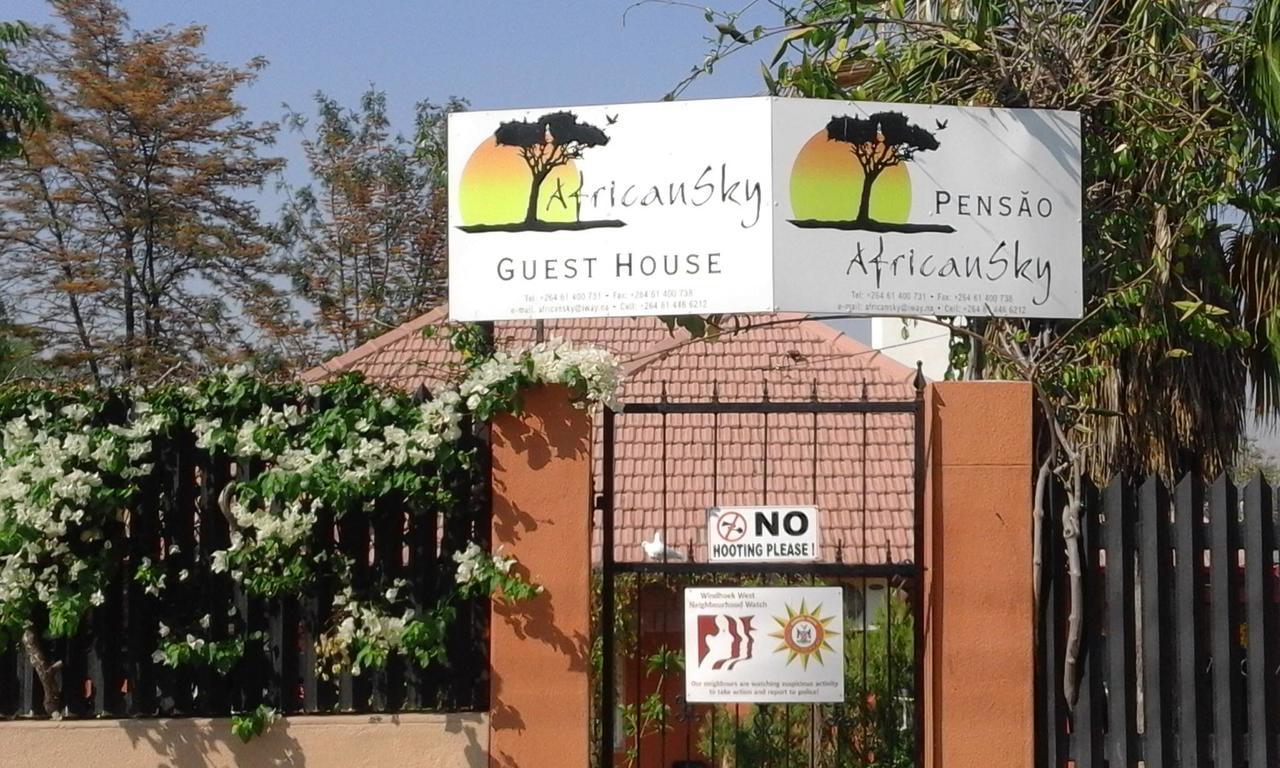 African Sky Guesthouse Windhoek Exterior photo